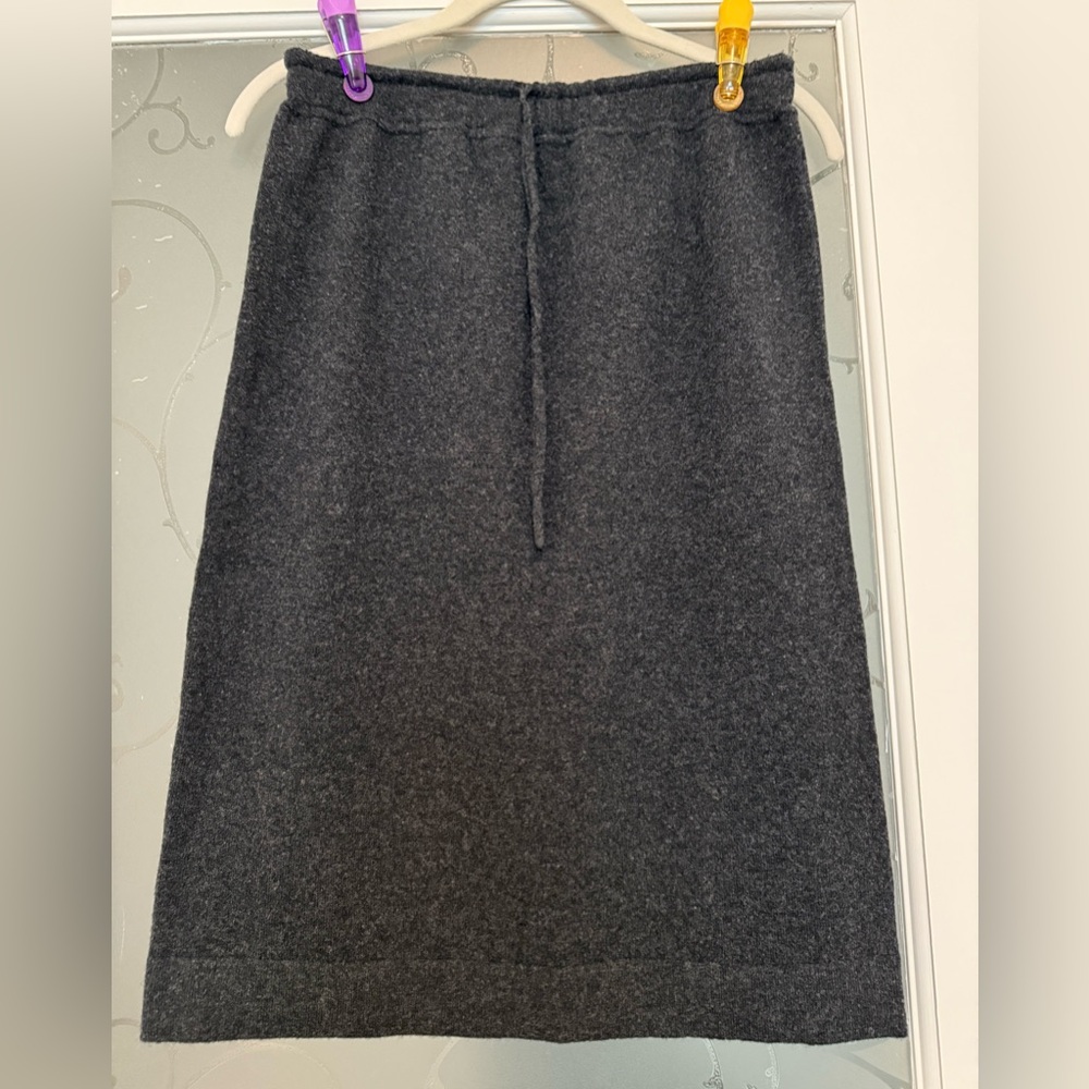 Vince Wool Cashmere Knee Length Skirt
